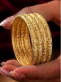Gold Plated Bangles